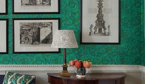 Morris And Co The Queen Square Collection Green Wallpaper